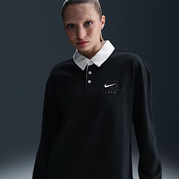 Nike Sportswear Essential Women's Oversized Long-Sleeve Polo. Nike.com